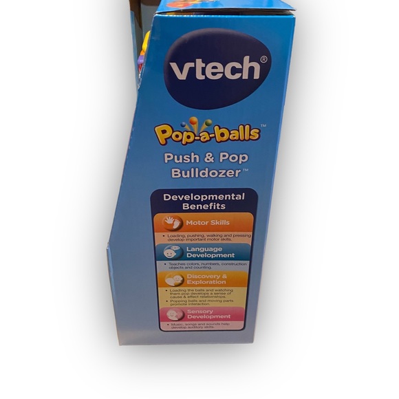 Toys Vtech Push And Pull Bulldozer Still In Box Poshmark